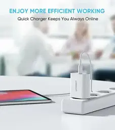 Зарядний пристрій Ugreen CD137 Type-C PD 20 W Charger білий - мініатюра 4