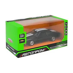 Іграшка Машина металева АВТОПРОМ Chevrolet Chevelle 454 10019 Чорний shop (6906231378229)