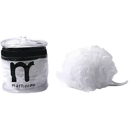 Сітчаста мочалка Martini Spa Net Sponge In Box масажна біла (539B10) - мініатюра 2
