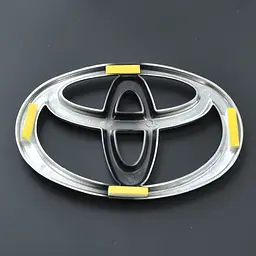 Емблема для Toyota 158 x 109 мм пластикова скотч. - мініатюра 2