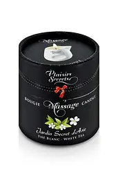 Масажна свічка Plaisirs Secrets White Tea з ароматом білого чаю в подарунковій упаковці, 80 мл - мініатюра 3