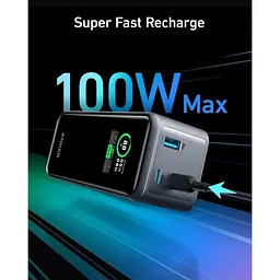 Зовнішній акумулятор (павербанк) Anker Prime 20000mAh 200W (A1336011) - мініатюра 3