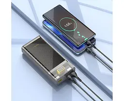 Акумулятор зовнішній Hoco J103 Discovery edition 22.5 W 10000 mAh сірий - мініатюра 4
