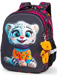 Ортопедичний шкільний рюкзак 6 в 1 для дівчинки School Standard 38х30х18 см з Тигром в 1 клас (SET 170-65) - мініатюра 2
