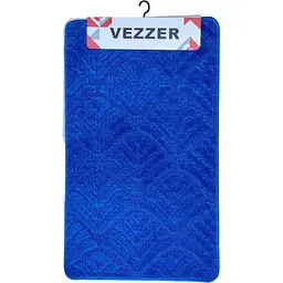 Набір килимків для ванної Vezzer Standart 60x100 та 60x50 см темно-синій (VZS6505CROCUS) - мініатюра 2