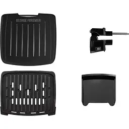 Гриль Russell Hobbs George Foreman притискний Immersa Medium 1300Вт з'ємні пластини метал пластик чорний (28310-56) - мініатюра 3