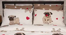 Набір наволочок Moon&Star Бязь Gold Люкс Bulldog Love 70х70 см 2 шт