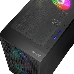 Корпус LogicConcept DART PRO ARGB MINI BLACK MESH без БП (AM-DART-PRO-ARGB-10) - мініатюра 3
