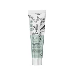 Антибактеріальна зубна паста Tauro Pro Line Pure Nature 2 в 1 з каоліном цеолітом та екстрактом зеленого чаю