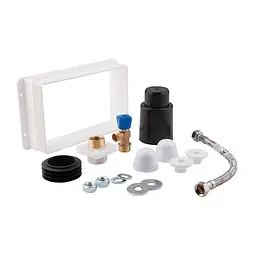 Набір інсталяція 4 в 1 Qtap Nest ST з круглою панеллю змиву QT0133M425V1164GW - мініатюра 8