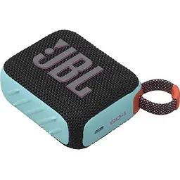 Портативна колонка JBL Go 4 Black Orange (JBLGO4BLKO) - мініатюра 3