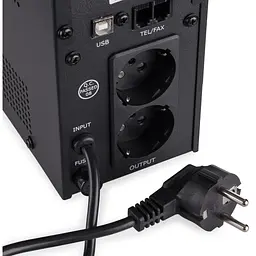 Пристрій безперебійного живлення Vinga LED 800VA metal case with USB (VPE-800MU) - мініатюра 10