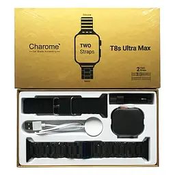 Смарт-часи Smart Watch T8S ULTRA MAX Чорний - мініатюра 2