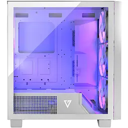Корпус Modecom VOLCANO PERUN APEX ARGB MIDI БІЛИЙ 4x140mm fans USB 3.0x2+TYPE-C без Блок живлення ATX - мініатюра 5