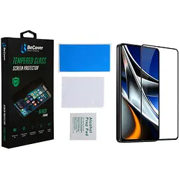 Захисне скло BeCover для Poco X4 Pro 5G Black (708149) - мініатюра 3