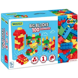 Конструктор Wader Big Blocks 100 ел. (41593)