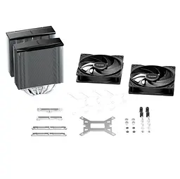 Кулер для процесора be quiet! Pure Rock Pro 3, Silver/Black, 2x120 мм (2000 об/хв), Intel 1851/1700/1200/1150/1151/1155/1156, AMD AM5/AM4, до 250 Вт, висота 155 мм (BK041) - мініатюра 4