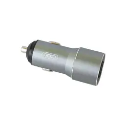 Зарядний пристрій XO TZ09 2.4A/2 USB + cable microUSB Grey (XO-TZ09M-GR) - мініатюра 2
