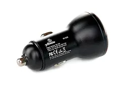 Автомобільний зарядний пристрій 12 Atelie USB/Tipe-C x 5V x 3A чорний - мініатюра 2