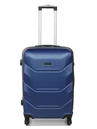 Валіза середня M Madisson Snowball 32303 пластикова 70л Темно-синій - мініатюра 2