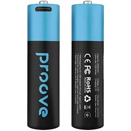 Акумуляторні батарейки Proove Compact Energy AA 2 шт. (чорний)