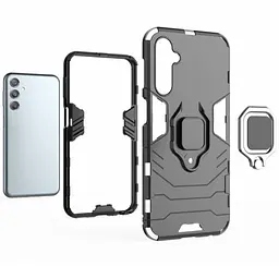Чохол бампер Primolux Ring Armor для телефона Samsung Galaxy M34 5G (SMM346) Black - мініатюра 4