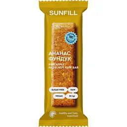 Батончик Sunfill Ананас-фундук 35 г