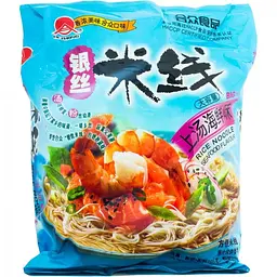 Рисова локшина Hezhong з морепродуктами 105 г (6943739605921)