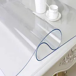 М'яке скло Прозора силіконова скатертина на стіл Soft Glass Захист для меблів 1.4х1.0 м (товщина 2мм) - мініатюра 5