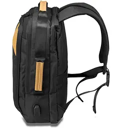 Рюкзак міській Semi Line USB 16 Black (L2008) чорний - мініатюра 4