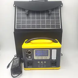 Акумуляторний інвертор 300 W 24 Ah, зарядна станція з розеткою 220 V та сонячною панеллю 60 W UKC 300 Вт - мініатюра 5