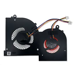 Вентилятор для ноутбука MSI GS65, MS-16Q2 (BS5005HS-U3I), DC (5V, 0.5A+0.5A), 4+4pin, подвійний (для GPU)