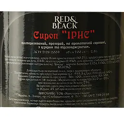 Сироп Red&Black Ірис 0.7 л - мініатюра 6