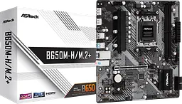 Материнська плата ASRock B650M-H/M.2+ Socket AM5 (B650M-H/M.2+) Б/В