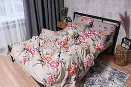 Підковдра Moon&Star Бязь Gold Люкс Peony Brown Полуторна 143x210 см - мініатюра 4