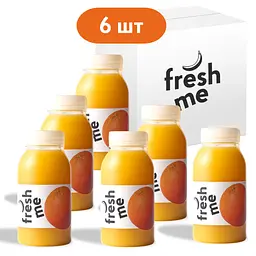 Сік апельсиновий прямого віджиму FreshMe 250 мл х 6 шт