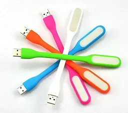 USB лампа для ноутбука, міні, блакитний - мініатюра 4