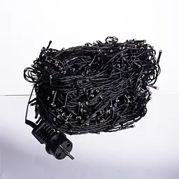 Новорічна гірлянда Різдвяна фея GarlandoPro 100 м 1000 LED чорний дріт Жовтий CF1000L100MBY - мініатюра 5