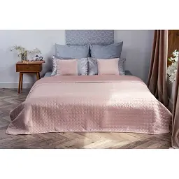 Покривало Руно декоративне двостороннє Velour 220х240 см персикове - мініатюра 4