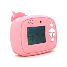 Дитячий фотоапарат D1-A Рожевий єдиноріг, екран IPS 2,4-дюйми, Type-C, Pink, BOX - мініатюра 3