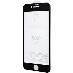Захисне скло 5D Hard (full glue) (тех.пак) для Apple iPhone 7 / 8 / SE (2020) (4.7) Чорний