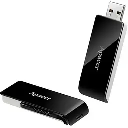 USB флеш-накопичувач Apacer AH350 64GB USB-A 3.0 Black (AP64GAH350B-1) [40398] - мініатюра 4