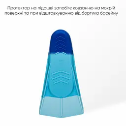 Короткі ласти для тренування в басейні Renvo Frio із закритою п'ятою різнокольоровий розмір 42-44 (SF100-06 42-44) - мініатюра 4