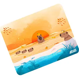Ігрова поверхня 2E Gaming Capybarra S Yellow [2E-PAD-S-CAPY-YELLOW] [131927] - мініатюра 2
