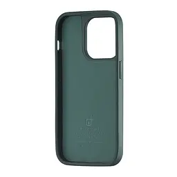 Чохол Jinduka Leather Ringo iPhone 14 Pro Green - мініатюра 3
