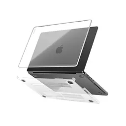 Чохол-накладка для MacBook Pro 16 M5 Pro-M2 Pro/M5 Max-M1 Max, прозорий, Crystal, полікарбонат (PC), захисний, прозорий, захист від подряпин і пошкоджень, вентиляція, доступ до портів, протиковзкі ніжки, для макбука, ArmorStandart (ARM79448) - мініатюра 10