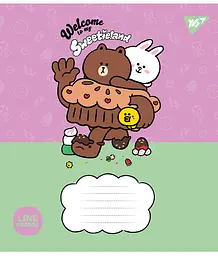 Набір зошитів Yes Line Friends. Sweetieland А5 в лінійку 12 аркушів 25 шт. (766949) - мініатюра 5