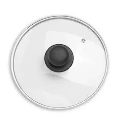 Кришка скляна Silver з бакелітовою ручкою та сталевим ободом Willinger Ø24 см kuh0011220