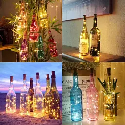 Гірлянда ColorWay пробка для пляшки на батарейках LED 20/2М (5шт/уп) кольорова (CW-GC-20L2BMC) - мініатюра 7