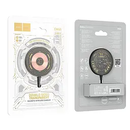 Зарядка Qi HOCO Discovery Edition 3-in-1 magnetic wireless fast charger CW45 - мініатюра 2